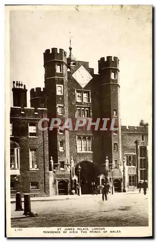 Ansichtskarte AK St James Palace London Residence of the Hrh The Prince of Wales