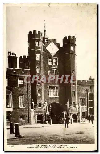 Cartes postales St James Palace London Residence of the Hrh The Prince of Wales