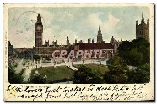 Cartes postales The Houses of Parliament London