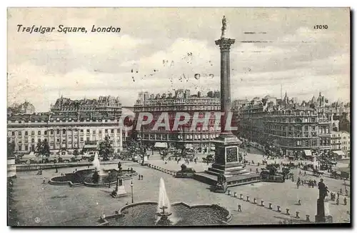 Cartes postales Traflagar Square London