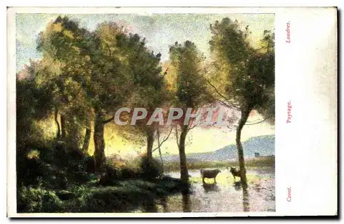 Cartes postales London Corot Paysage