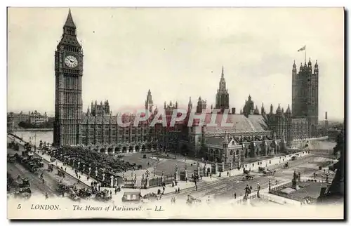 Cartes postales London The Houses of Parliament