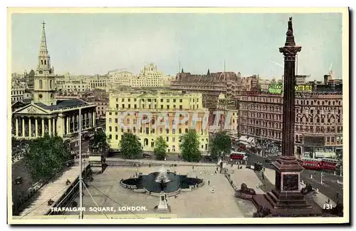 Cartes postales London Trafaigar Square