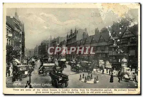 Cartes postales London Old Houses Holborn