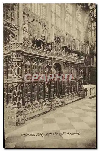 Ansichtskarte AK London Westiminster Abbey Tomb of Henry 7th