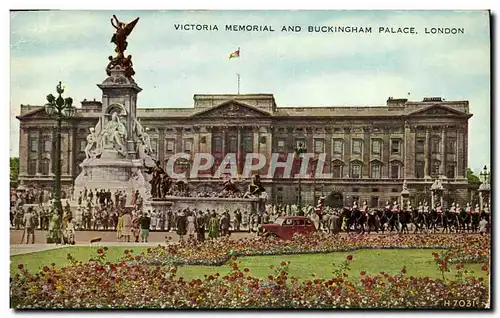 Cartes postales London Victoria Memorial And Buckingham Palace