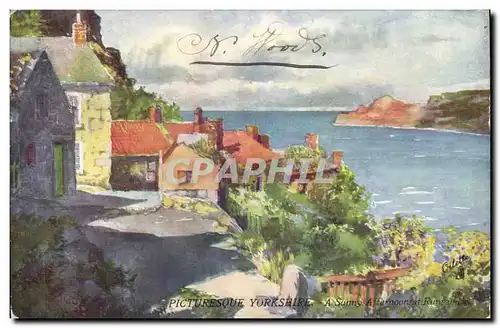 Cartes postales A Sunny Afternoon at Runswick Yorkshire