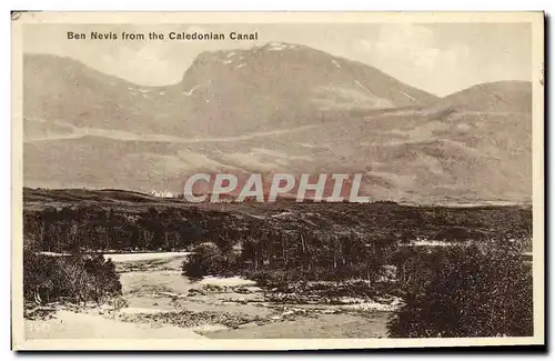 Cartes postales Ben Nevis from the Caledonian Canal