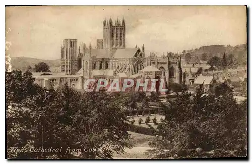 Cartes postales Wells Cathedral from Townhill