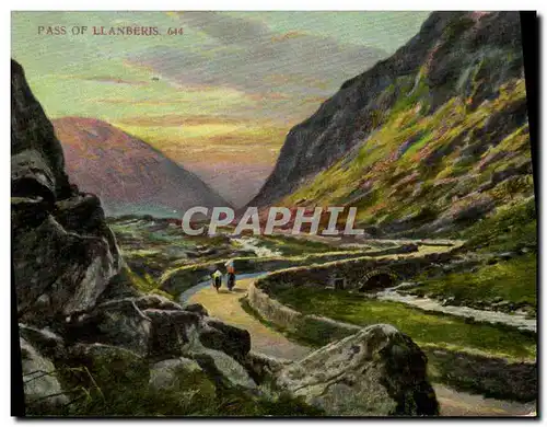 Ansichtskarte AK Pass of Llanberis