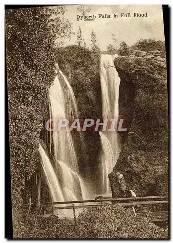 Cartes postales Dyserth Falls in Full Flood