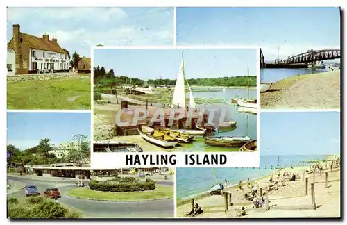 Moderne Karte Hayling Island The royal Oak The perry Amusement park