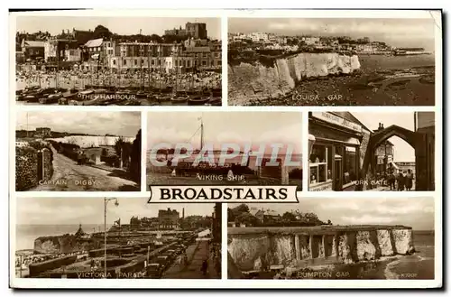 Cartes postales Broadstairs Viking ship Harbour Dumpton Gap Victoria parade