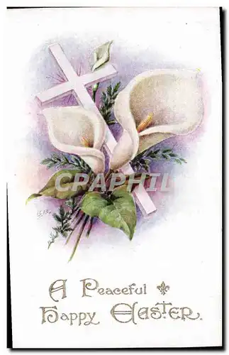 Cartes postales Peaceful Happy Easter Paques