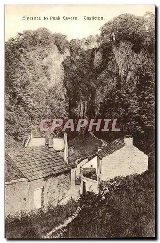Ansichtskarte AK Entrance to Peak Cavern Castleton