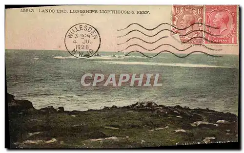 Cartes postales Lands End Longship s Lighthose Reef