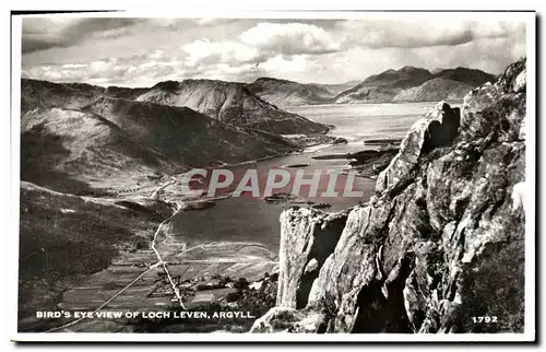 Cartes postales Bird s Eye View of Loch Leven Argyll