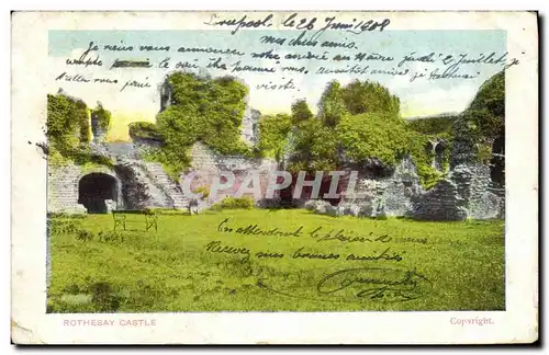Cartes postales Rothesay Castle