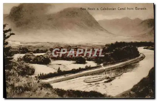 Cartes postales Ben Nevis Caledonian Canal from Banavle
