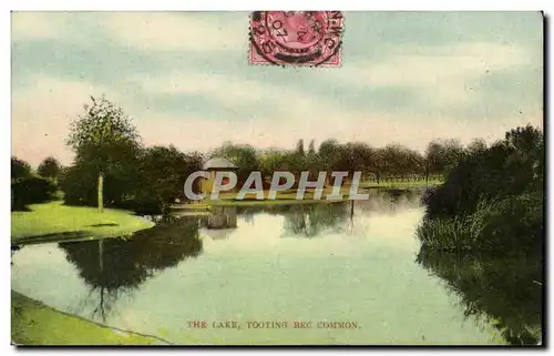 Ansichtskarte AK The Lake Tooting Bec Common