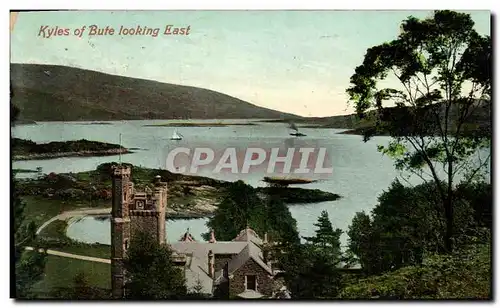 Cartes postales Kyles of Bute Looking East