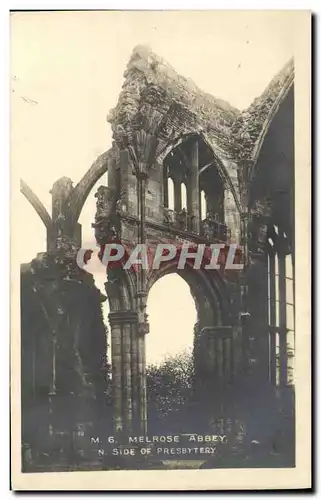 Ansichtskarte AK Melrose Abbey a Side of Presbytery