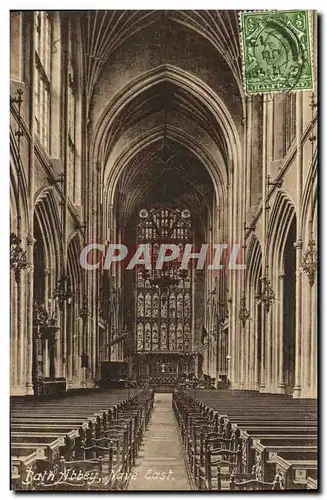 Ansichtskarte AK Bath Abbey Nave East