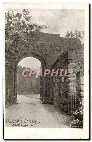 Ansichtskarte AK The Castle Gateway Shrewsbury