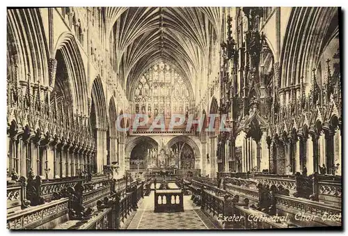 Cartes postales Exeter Cathedral Choir East