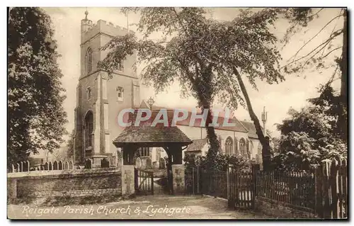 Cartes postales Reigate Parish Church Lychgate