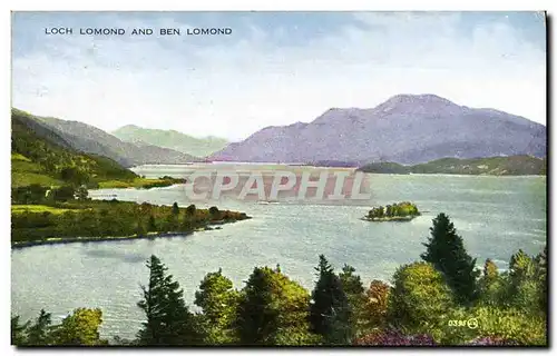 Cartes postales Loch Lomond And Ben Lomond