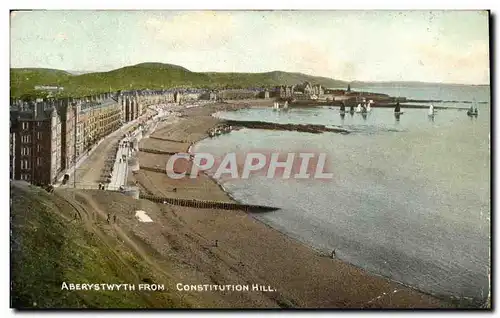 Cartes postales Aberystwyth from Constitution Hill