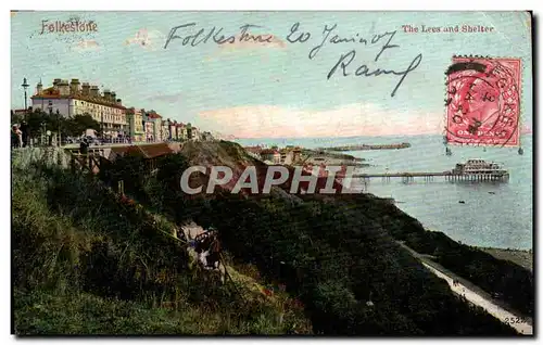 Cartes postales Folkestone The Lees and Shelter