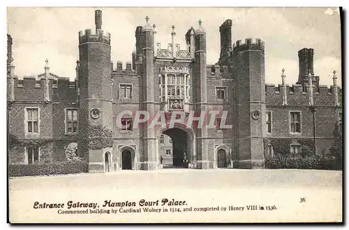 Cartes postales Entrance Gateway Hampton Court Palace