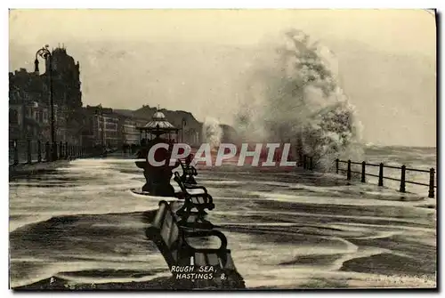 Cartes postales Rough Sea Hastings