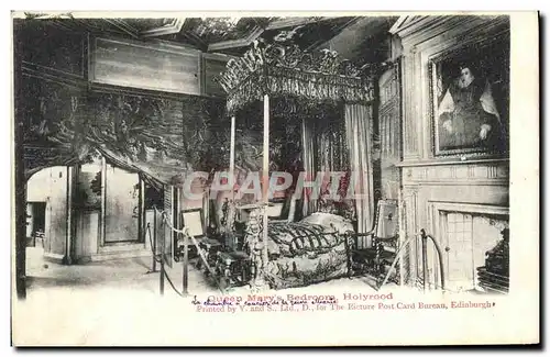 Ansichtskarte AK Queen Mary s Bedroom Holyrood