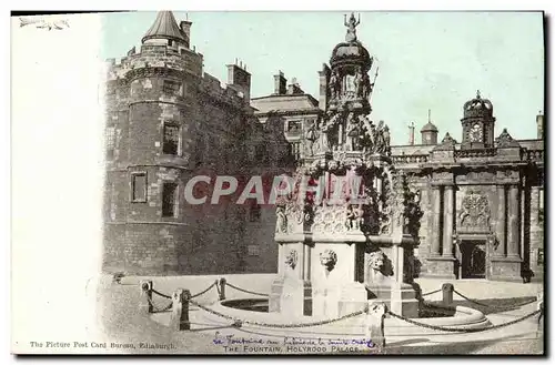 Cartes postales The Fountain Holyrood Palace