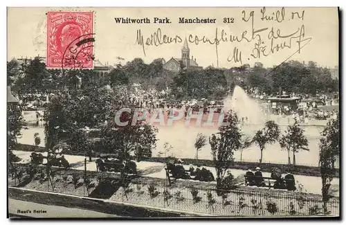 Cartes postales Whitworth Park Manchester