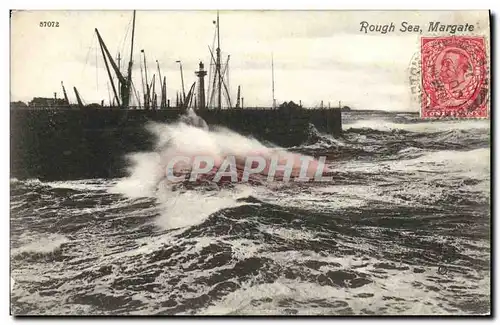 Cartes postales Rough Sea Margate