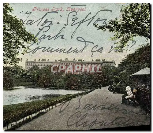 Cartes postales Princes Park Liverpool