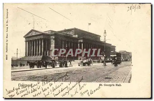 Cartes postales Liverpool St George s Hall