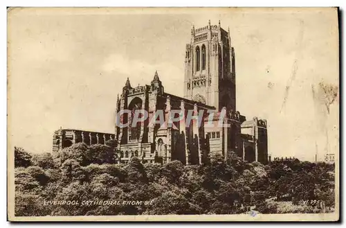 Cartes postales Liverpool Cathedral From S E