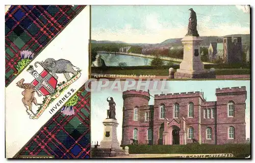 Cartes postales Inverness Flora the castle Elephant Chameau