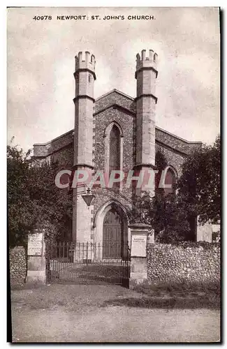 Cartes postales Newport St John s Church