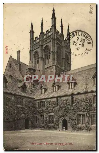 Cartes postales Mob Quard Merten College Oxford