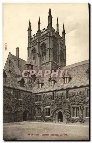 Cartes postales Mob Quand Merton College Oxford