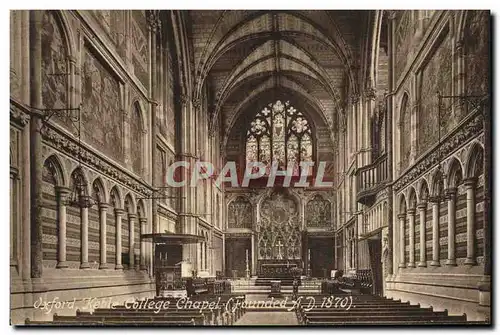 Cartes postales Oxford Keble College Chapel