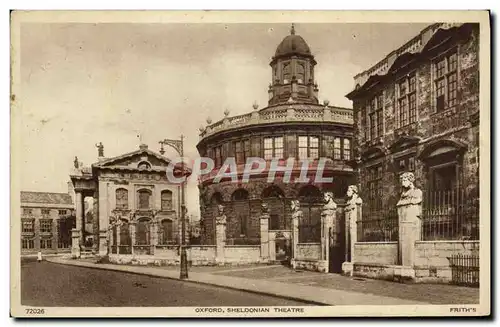 Cartes postales Oxford Sheldonian Theatre