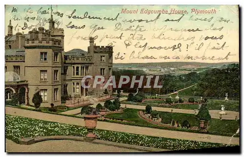 Cartes postales Mount Edgcumbe House Plymouth