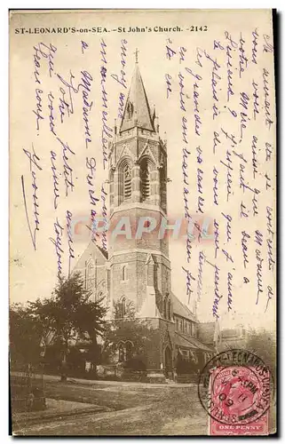 Cartes postales St Leonard s on Sea St John s Church